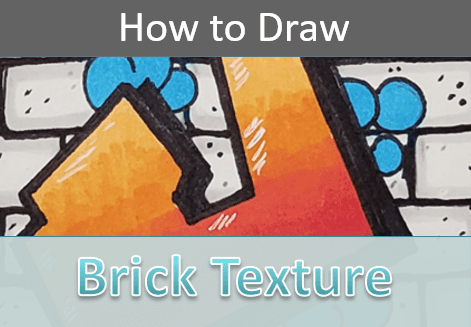 How to Draw Brick Texture (step by step)