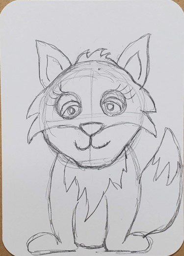 Cartoon-Fox-Drawing
