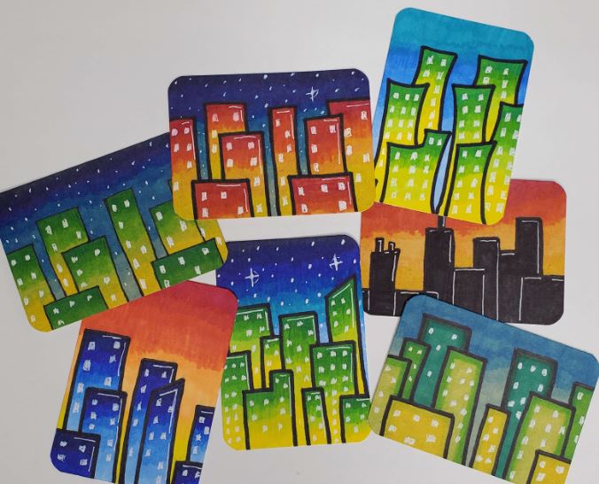 Easy-Cityscape-Drawings-Challenge