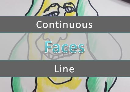 Continuous-Line-Drawing-Face-Image