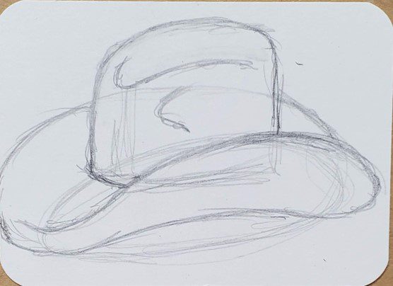 Cowboy-Hat-Drawing-Crease