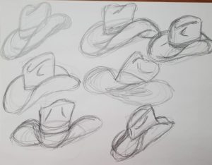 How to Draw a Cowboy Hat (Easy Step by Step Tutorial) - Art by Ro