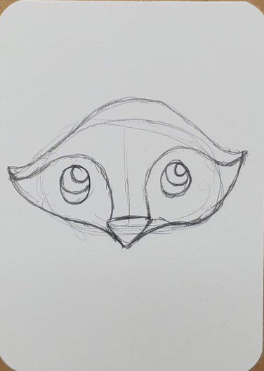 how to draw a fox face step by step