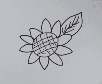 Easy-Sunflower-Doodle-Flower