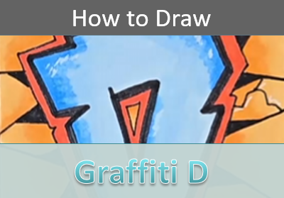 How to Draw a Graffiti D with Markers
