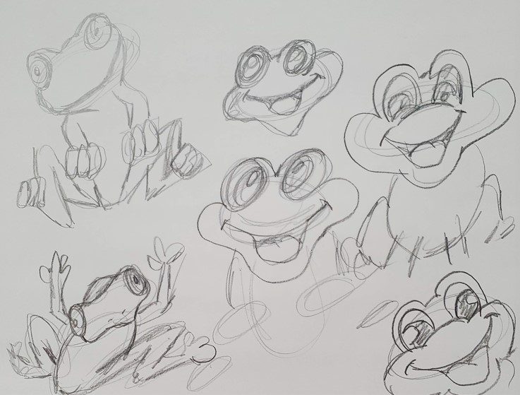 Frog-Sketch
