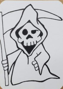 How to Draw a Grim Reaper Step by Step - Art by Ro