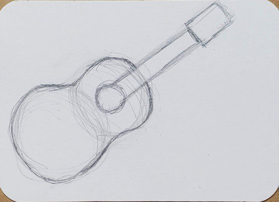 How to draw easy Girl Playing Guitar || Pencil sketch for beginner || Easy  drawing || Drawing | #Girldrawing #Pencildrawing #Drawing #Art | By  DrawingneeluFacebook