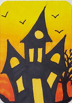 Haunted-House-Silhouette-Drawing