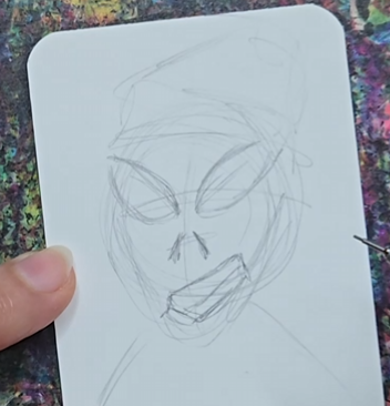 Hip-Hop-Alien-Face-Drawing