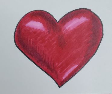 How-To-Draw-A-Heart-Shading-With-Markers