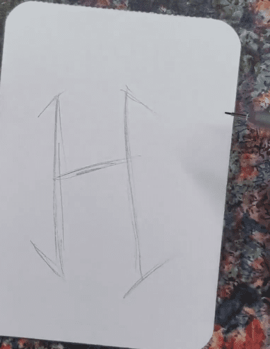 How-to-Draw-Graffiti-Letter-H-Guidelines