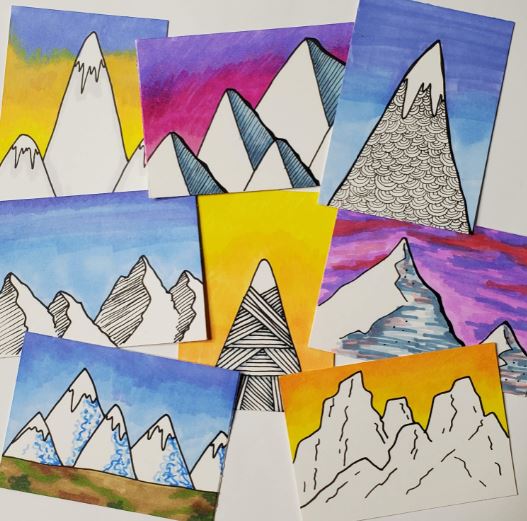 Rocky Mountains - J.W art - Drawings & Illustration, Landscapes & Nature,  Mountains - ArtPal