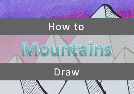 Featured image of post How To Draw Mountains For Beginners / With a horizontal mountain range, you&#039;ll definitely see the ridgeline.