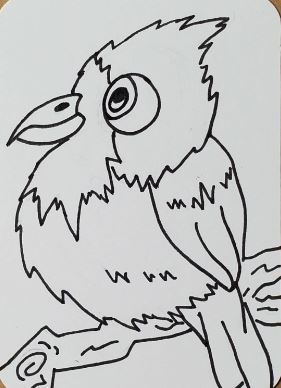 How to Draw a Cartoon Bird Easy & Fun - Art by Ro