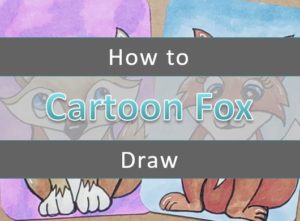 How to Draw a Cartoon Fox Step by Step (easy) - Art by Ro