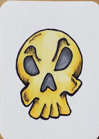 How-to-Draw-a-Cartoon-Skull-with-Markers
