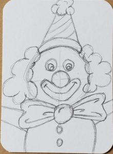 How to Draw a Clown Easy (Beginner Art Tutorial) - Art by Ro