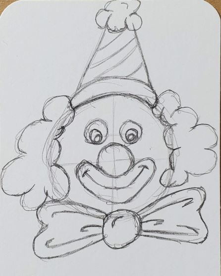 How To Draw A Clown Easy Step By Step Hobbs Camond