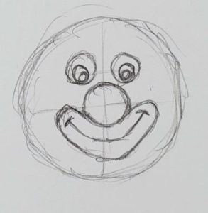 How to Draw a Clown Easy (Beginner Art Tutorial) - Art by Ro