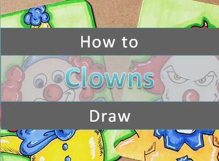 Page shows how to learn step by step to draw cute smiling clown. Developing  children skills for drawing and coloring. Back to school. Printable  worksheet. Vector cartoon image. Stock Vector | Adobe