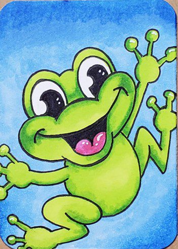 Frog Drawing: How to Draw Easily - Mimi Panda
