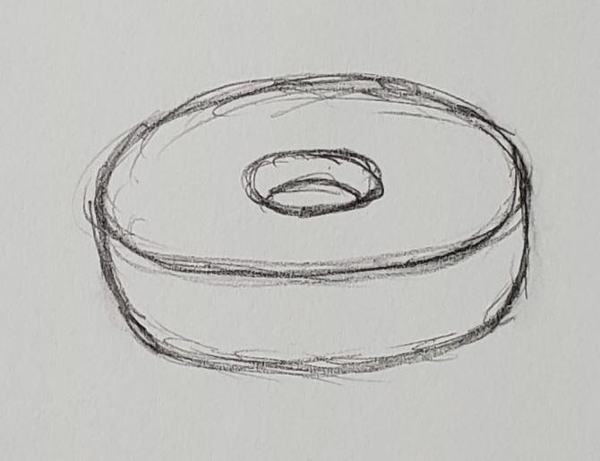 How-to-Draw-a-Donut-Center-3D