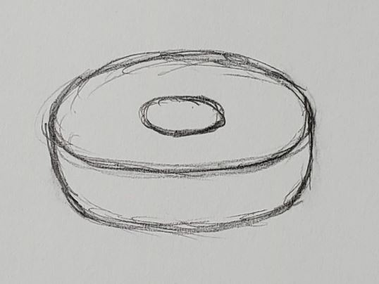 How To Draw A Donut Easy Art Tutorial For Beginners Art By Ro