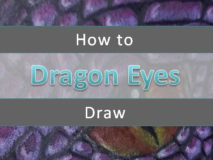 how to draw dragon eyes