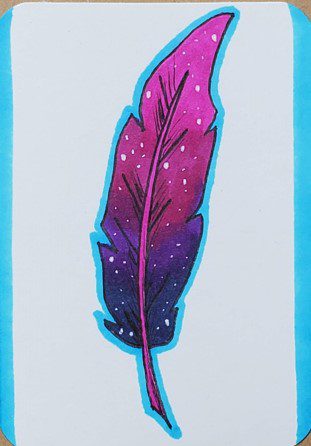 Bird Feather Drawing Illustration, Floating feather, purple, floating png |  PNGEgg
