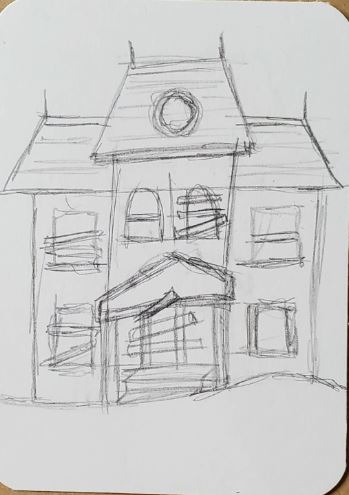 How to Draw a Haunted House - Really Easy Drawing Tutorial