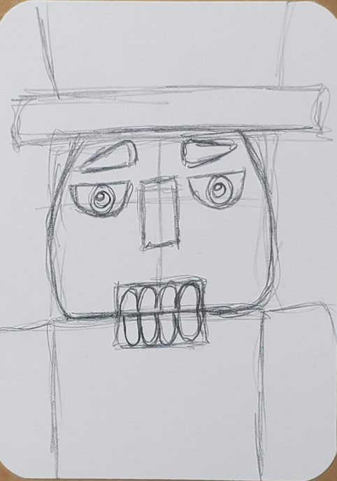 Nutcracker Drawing - Teeth