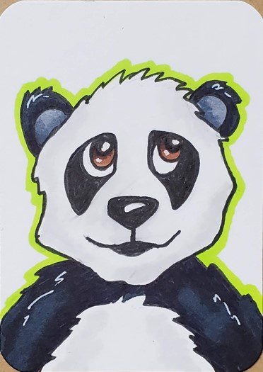 How to draw a Panda - YouTube