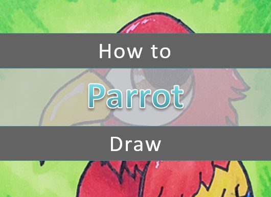 Easy Coloring drawings of animals for little kids: Parrot Stock Vector  Image & Art - Alamy