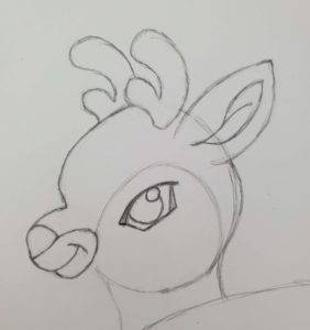 How to Draw a Reindeer Step by Step the Easy Way - Art by Ro