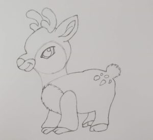 How to Draw a Reindeer Step by Step the Easy Way - Art by Ro