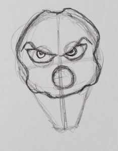 How-to-Draw-a-Scary-Clown-Headshape