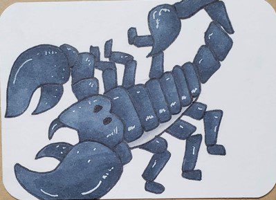 How-to-Draw-a-Scorpion-With-Markers
