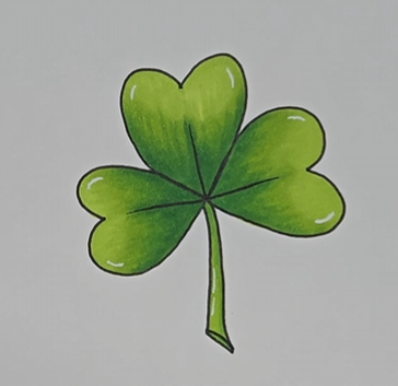 How-to-Draw-a-Shamrock-with-Markers