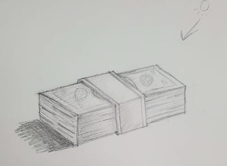 How-to-Draw-a-Stack-of-Money-Shading