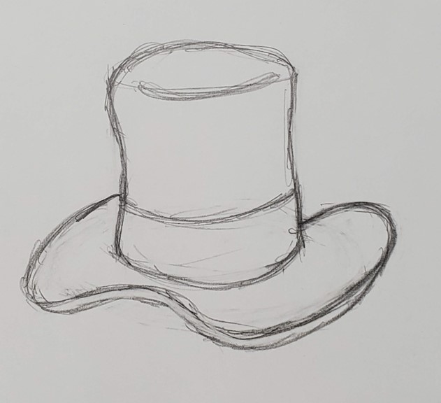 How-to-Draw-a-Top-Hat-Step-by-Step