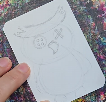 How-to-Draw-a-Voodoo-Doll-Owl-Face