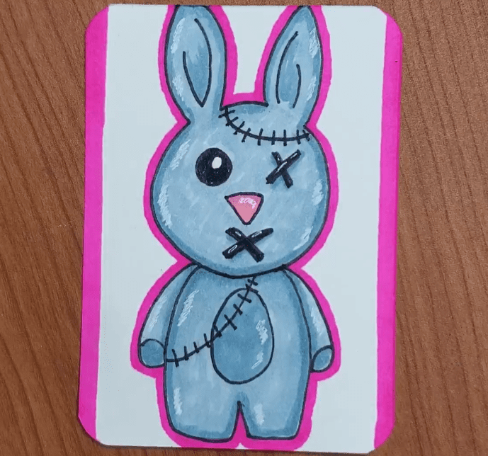 How-to-Draw-a-Zombie-Bunny-with-Markers