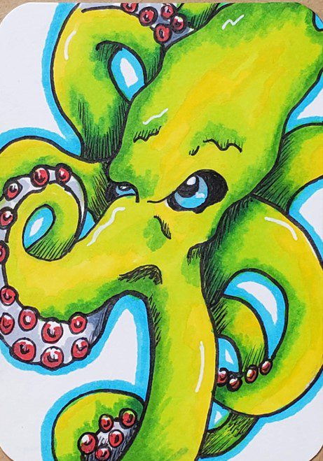 How-to-Draw-an-Octopus-with-Markers