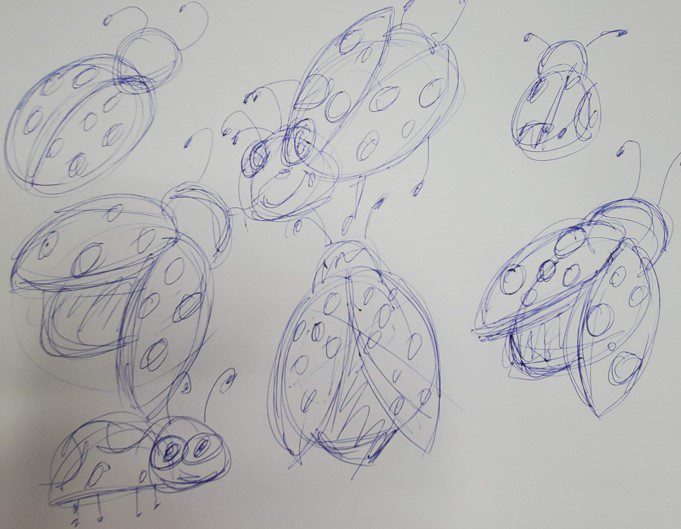 Ladybug-Sketch-Practice
