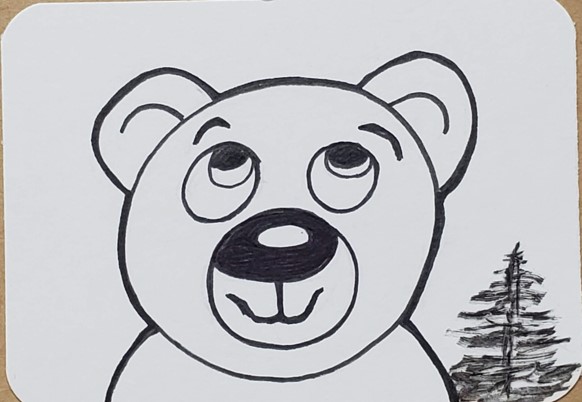 Learn-to-Draw-a-Polar-Bear-Outline