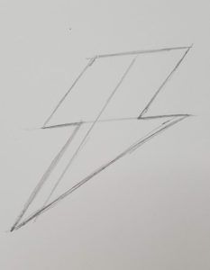 How to Draw a Lightning Bolt Step by Step - Art by Ro