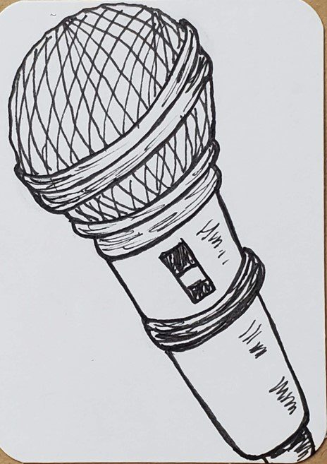 Microphone-Outline
