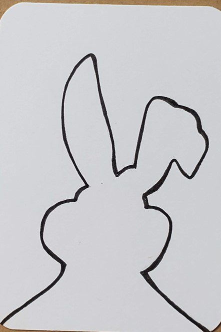 Mondrian-Bunny-Outline