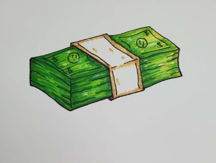 How-to-Draw-Money-with-Markers